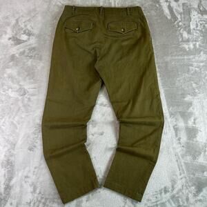 Totokaelo Archive Men's Chino Pants Olive Army Green Adjustable Waist Size 30x28